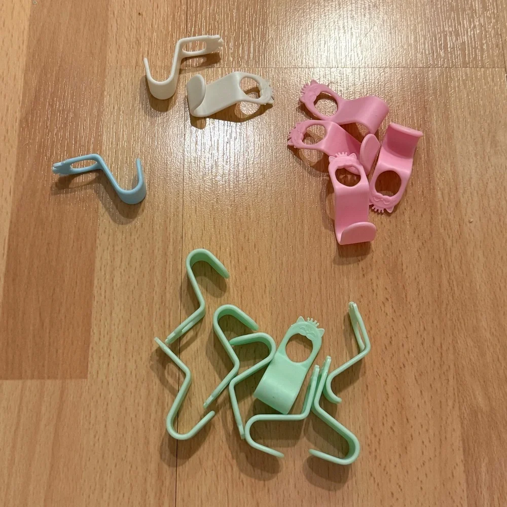 Colorful Plastic hanger extenders 15 total